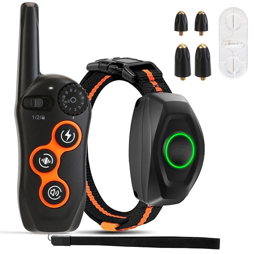 Dog Training Collar with Remote, Waterproof, 3 Modes, Long Range