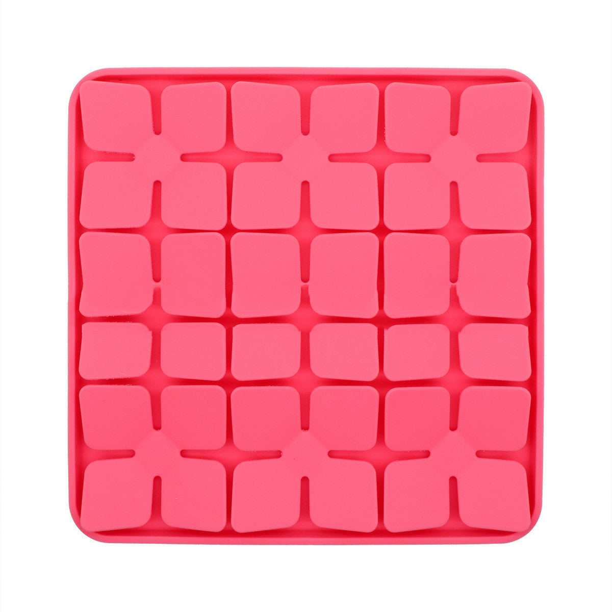 Silicone Pet Bowl for Cats and Dogs, 203 x 203 mm, Multiple Colors