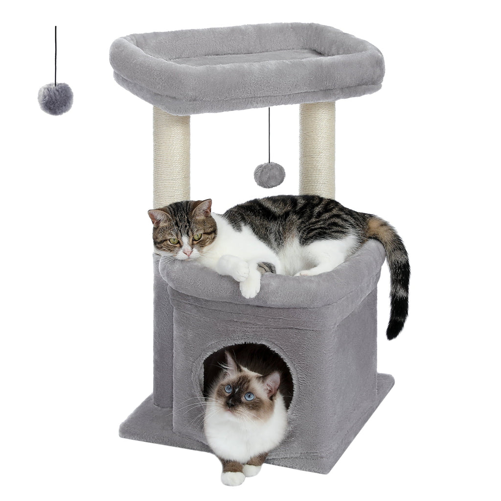 Medium Cat Tree with Removable Perches and Sisal Scratching Posts