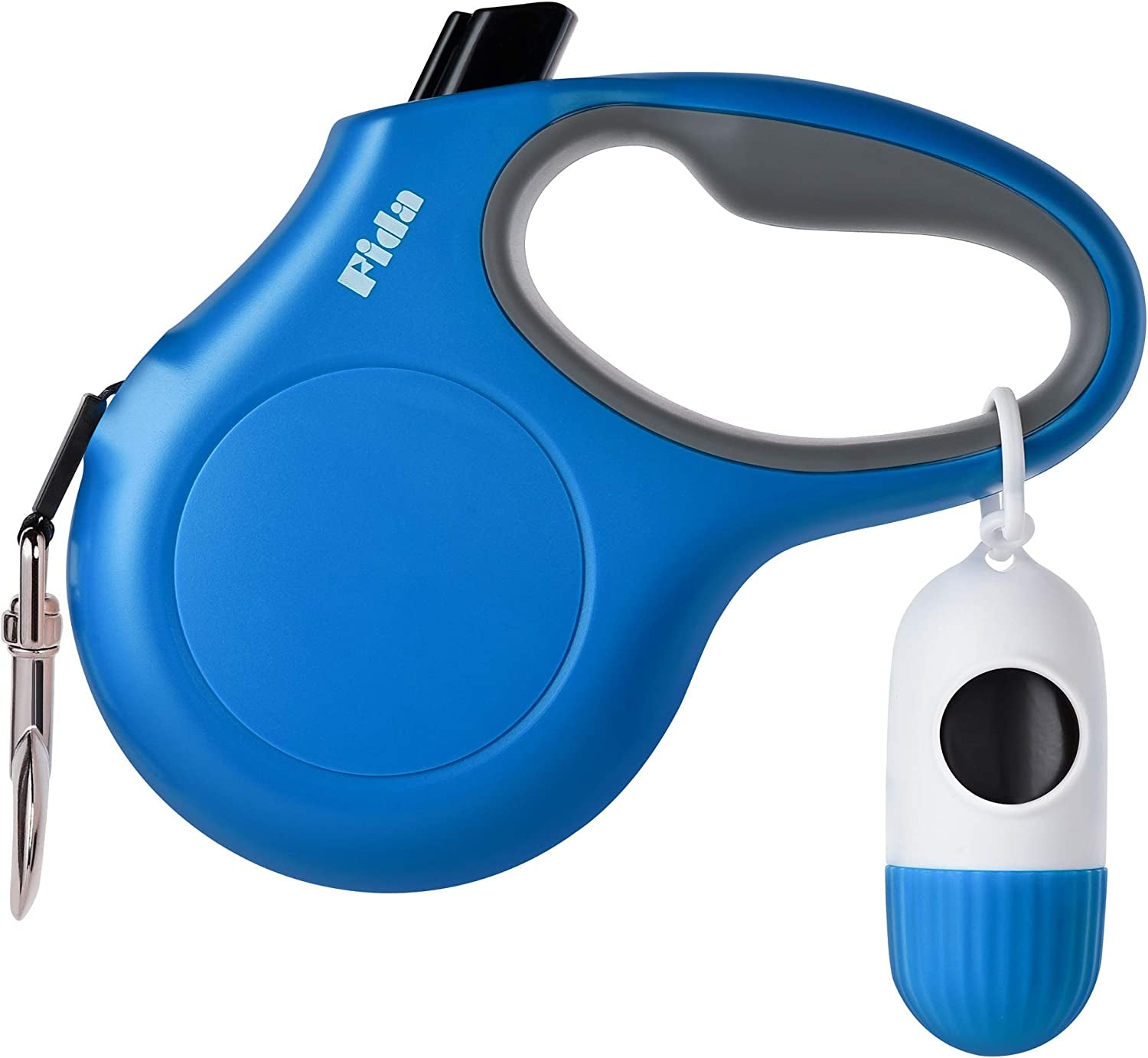 16ft Retractable Leash for Small Dogs and Cats, Reflective, with Waste Bag Dispenser