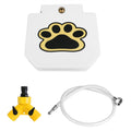 Step-On Outdoor Dog Water Fountain with Paw Pedal