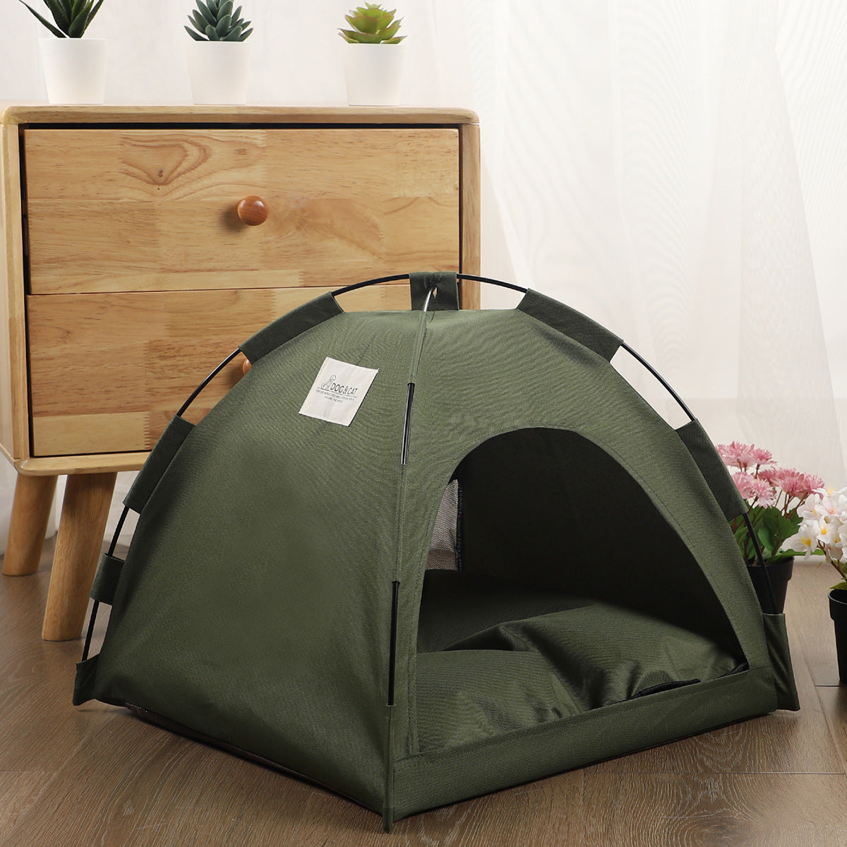 Cozy Cloth Pet Nest for Small Cats and Dogs, Machine Washable