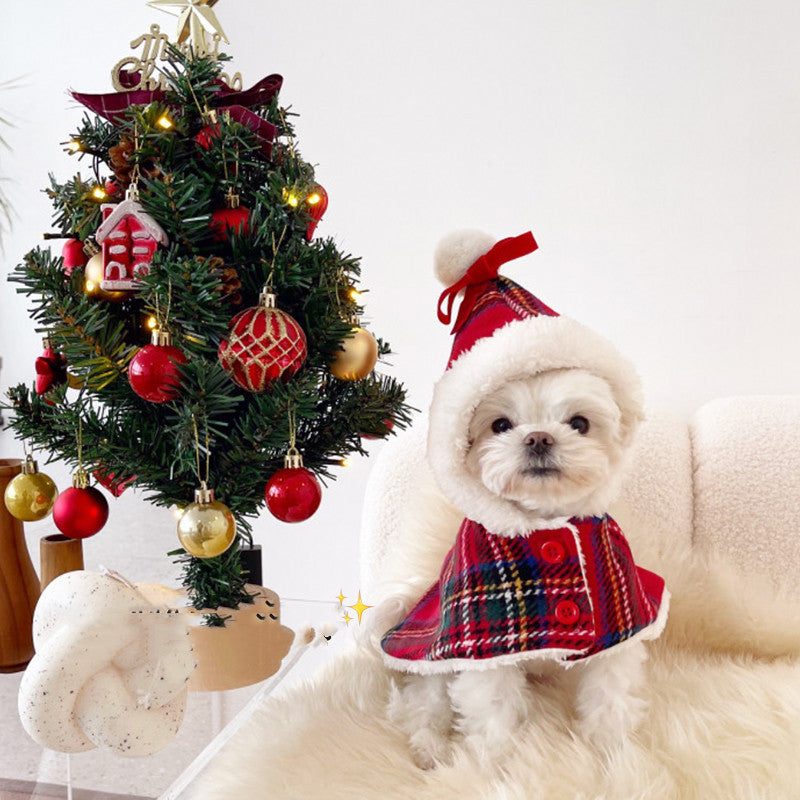 Red Polyester Pet Cloak – Lightweight, Easy Wear, Multiple Sizes