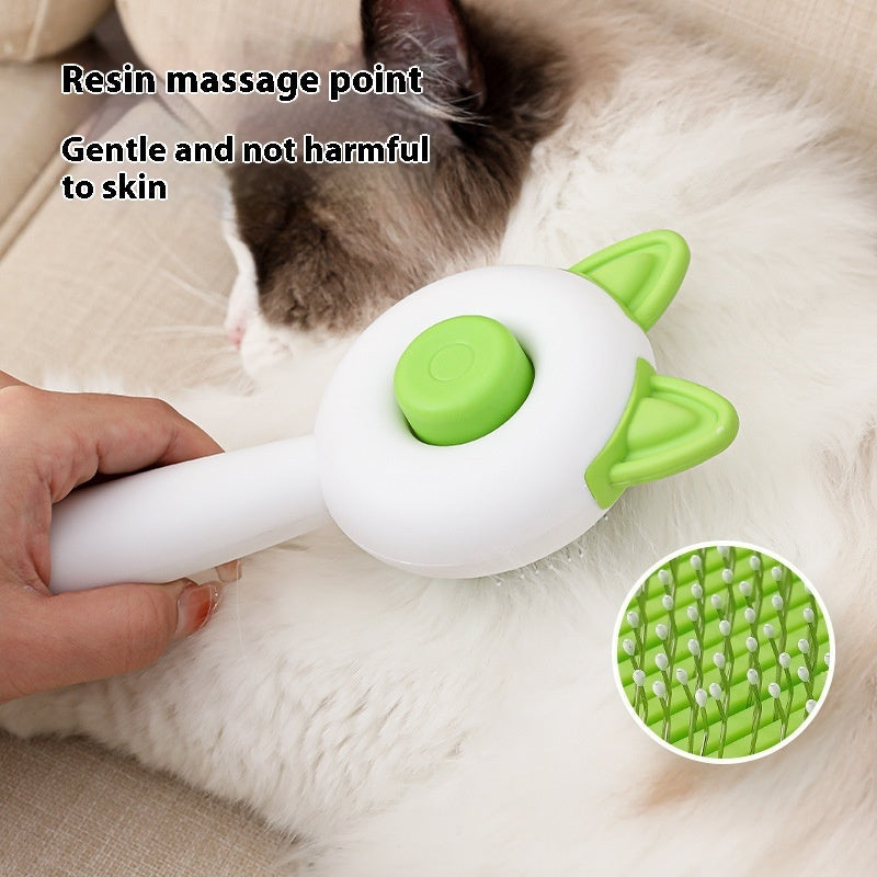 Cat Hair Removal Massage Comb – Ergonomic, Easy-Clean Design