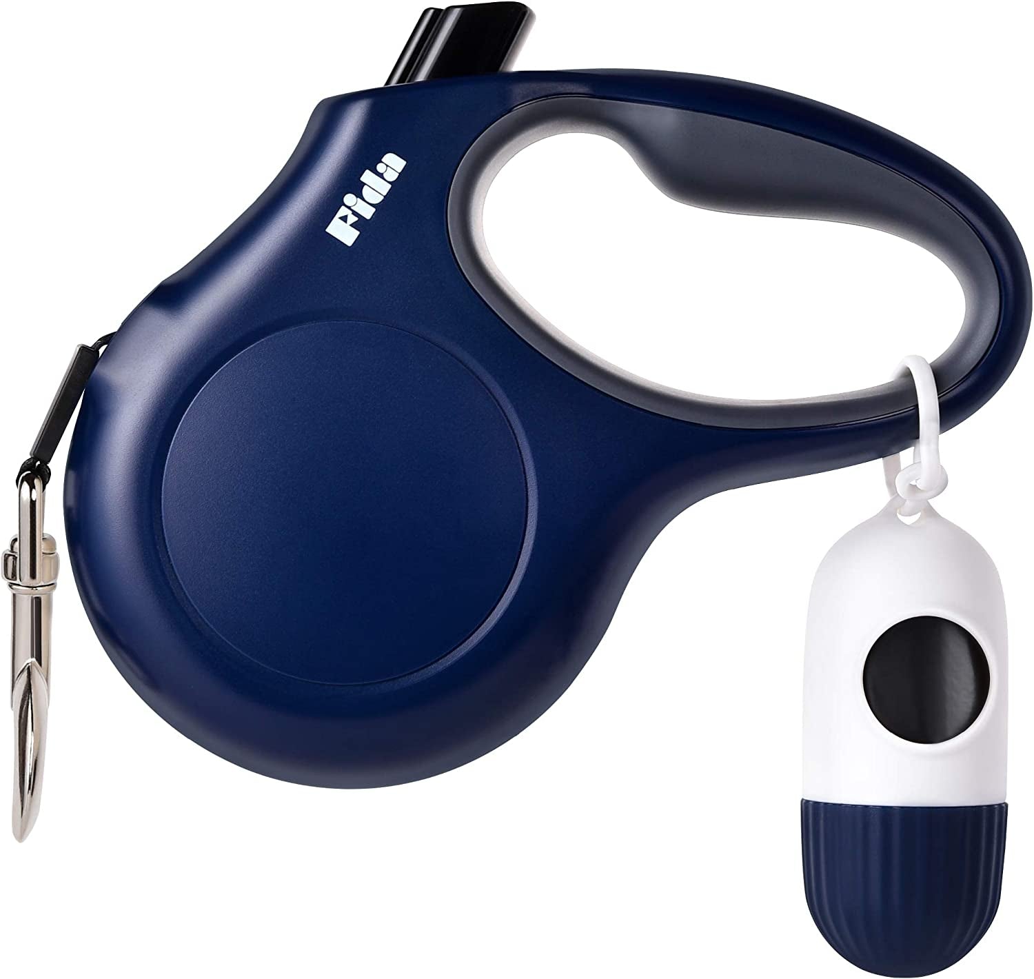16ft Retractable Leash for Small Dogs and Cats, Reflective, with Waste Bag Dispenser
