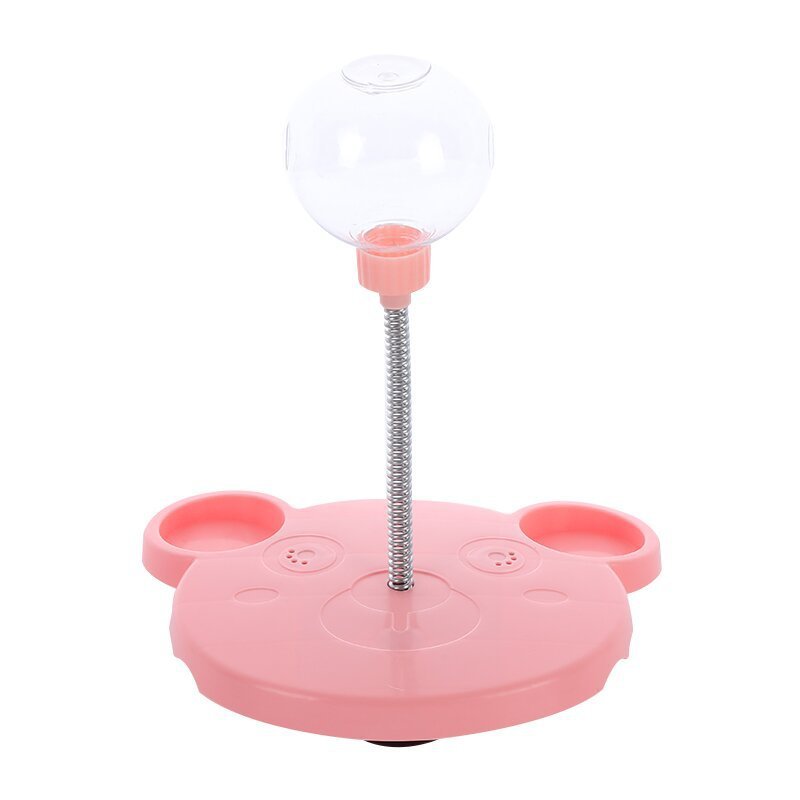 Leaky Ball Suction Cup Toy for Cats and Dogs, Slow Feeder Design