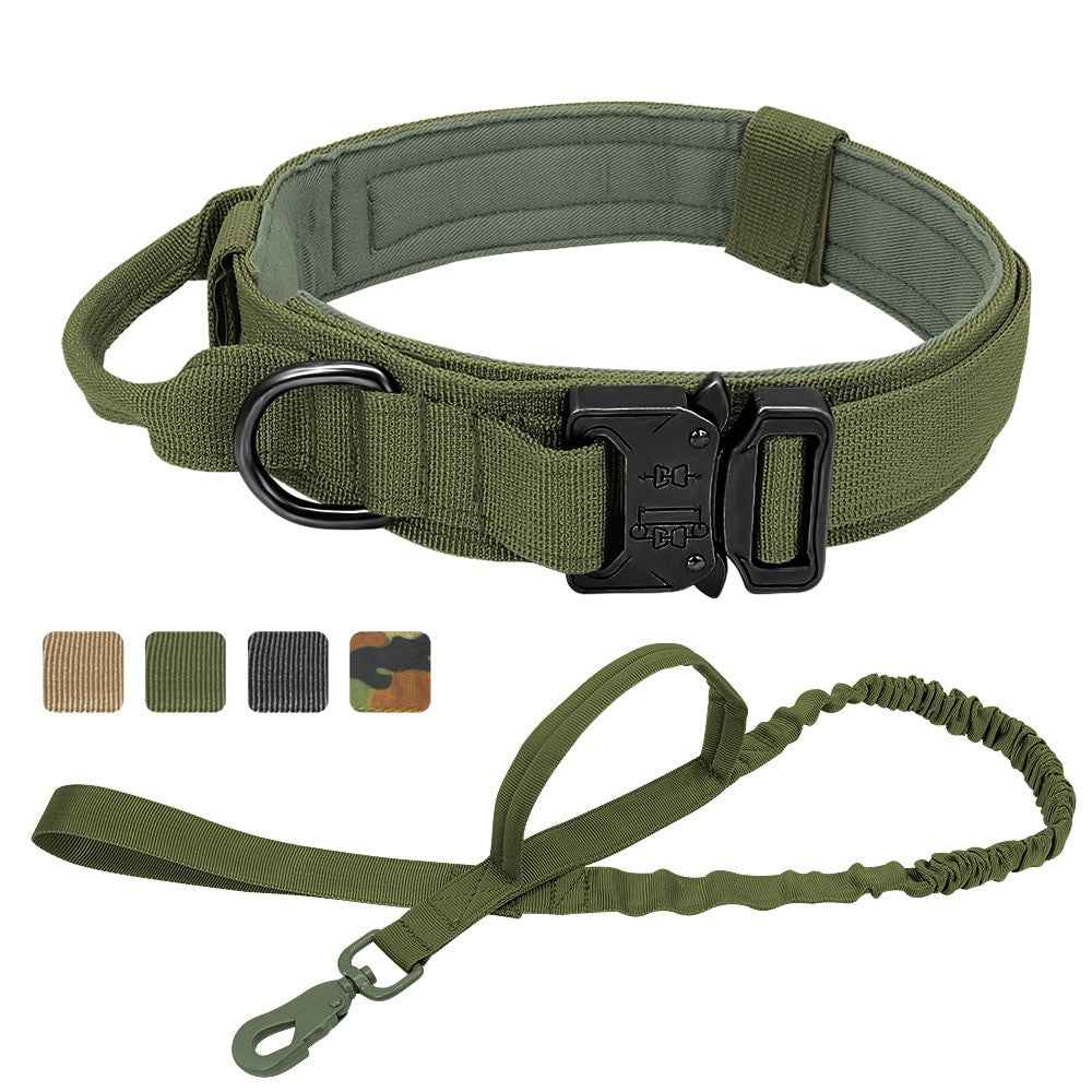 Durable Dog Collar &amp; Leash Set — Adjustable, Comfortable, Everyday Use