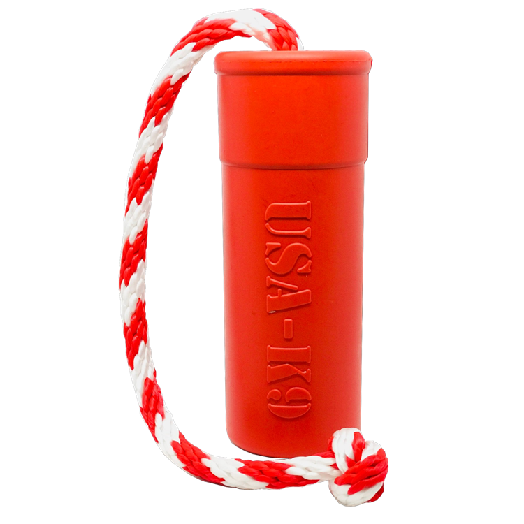 USA-K9 Firecracker Durable Rubber Floating Dog Training Dummy