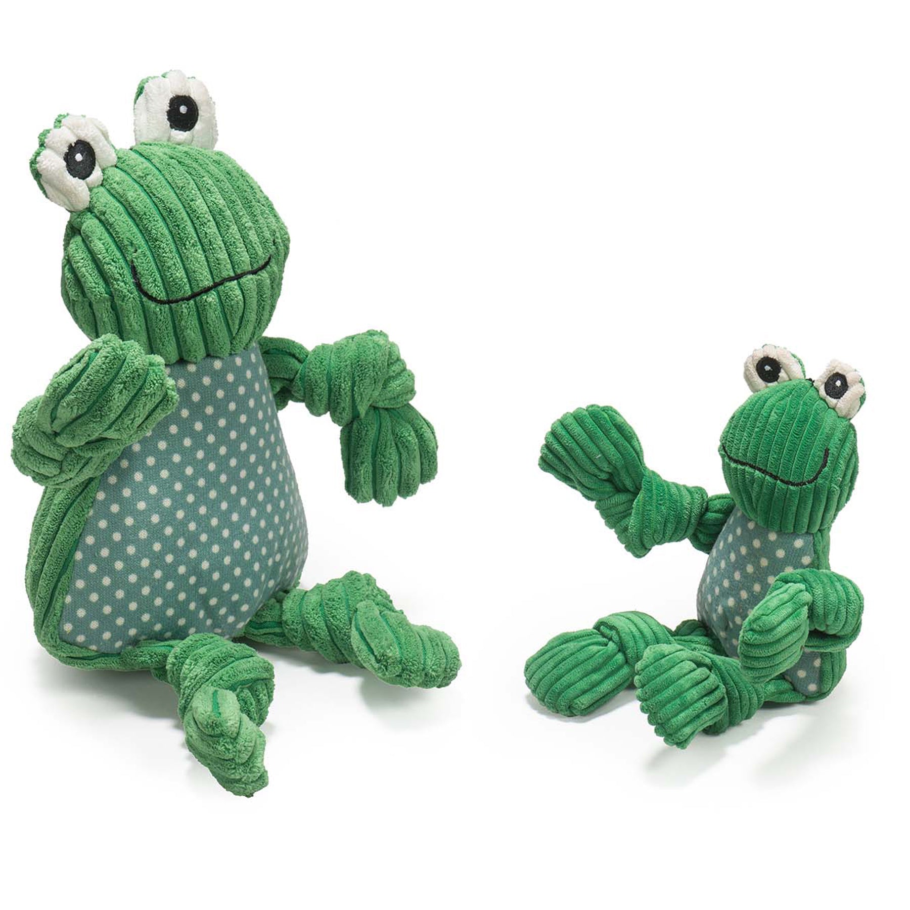 Knotted Plush Dog Toy with Tuffut Technology, Multiple Squeakers