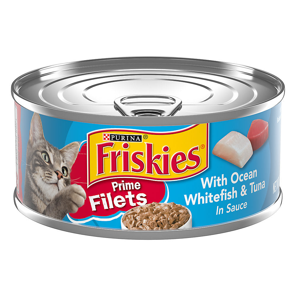 Ocean Whitefish & Tuna Shredded Cat Food for Adults
