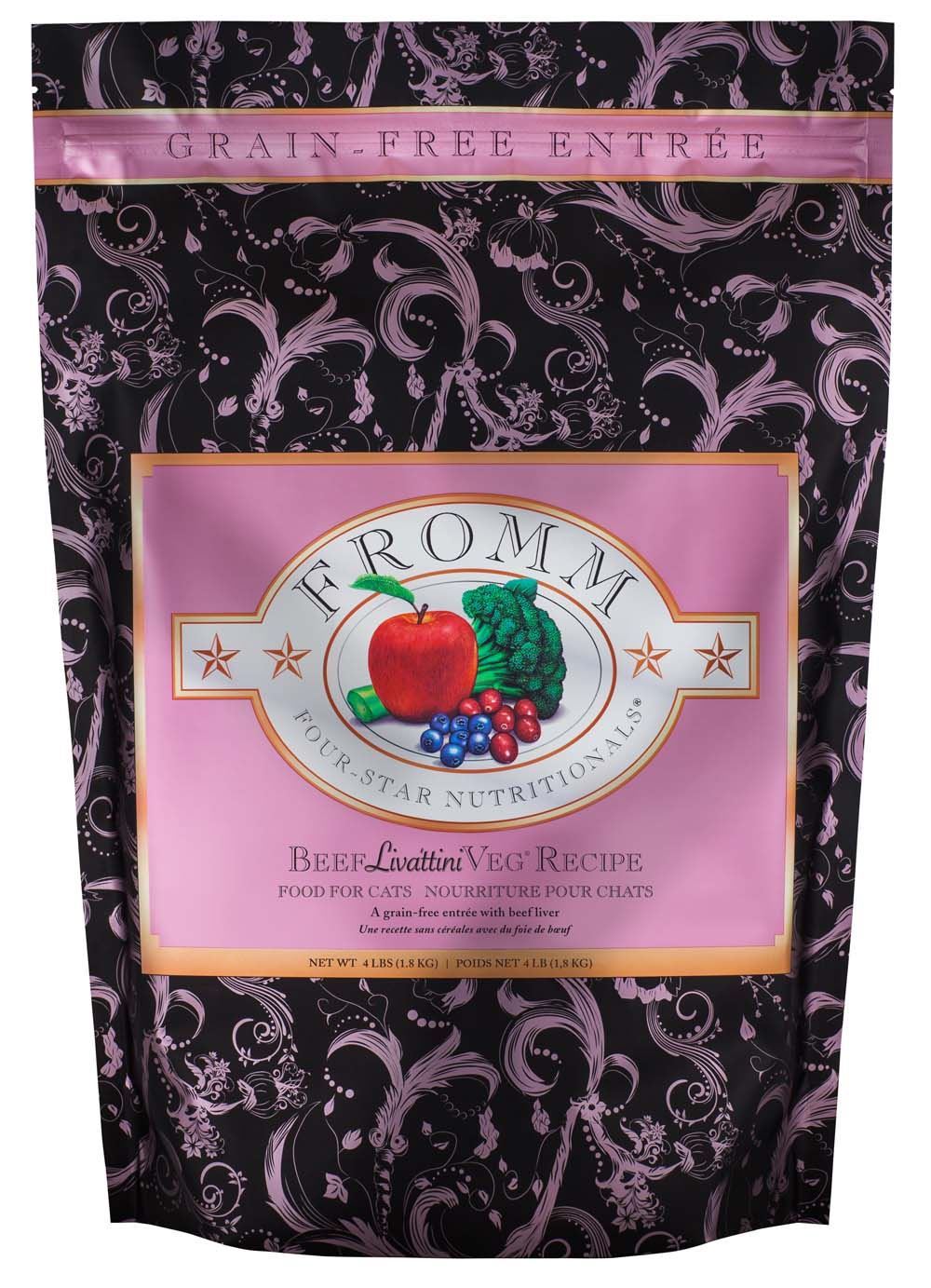 Grain-Free Beef & Liver Dry Cat Food with Probiotics