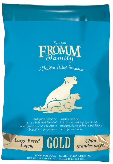 Large Breed Puppy Dry Food with Chicken, Fish, and Grains