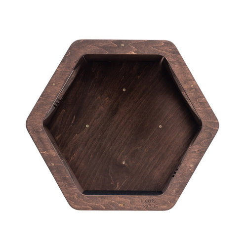 Hexagonal Cat Wall Shelves with Felt Pad – Modular, Customizable