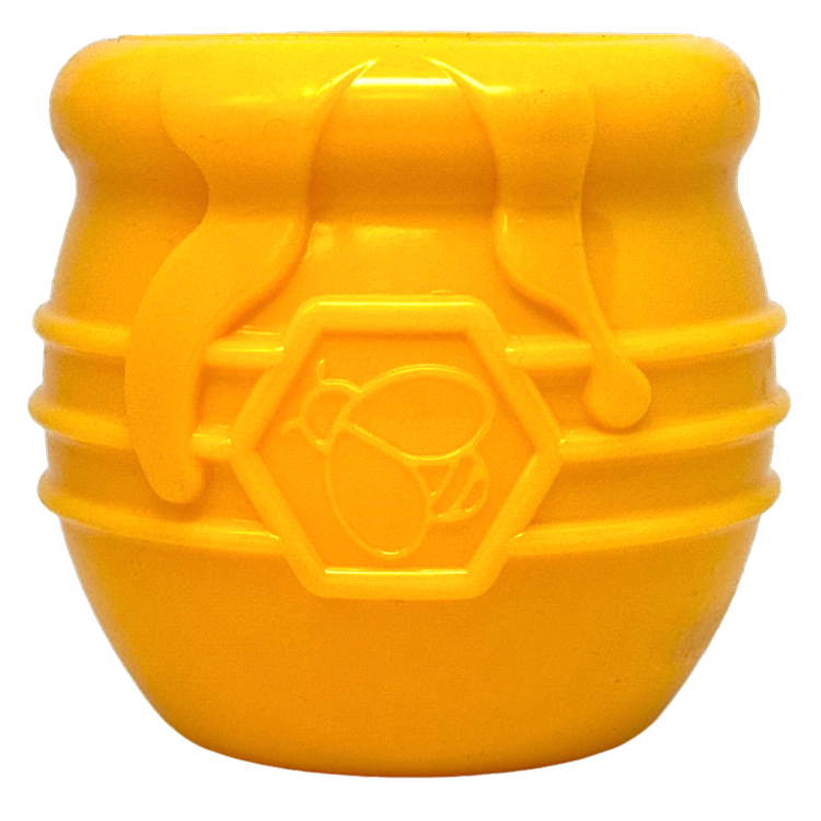 Honey Pot PUP-X Rubber Treat Dispenser & Enrichment Toy for Dogs