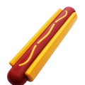 Hot Dog Nylon Chew Toy for Aggressive Chewers, 6.25"