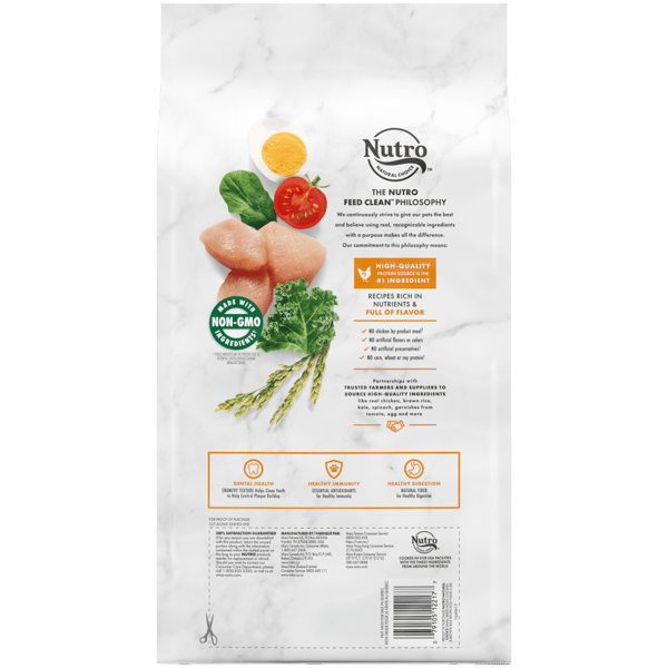 NUTRO Small Breed Adult Dog Food, Chicken & Brown Rice Recipe
