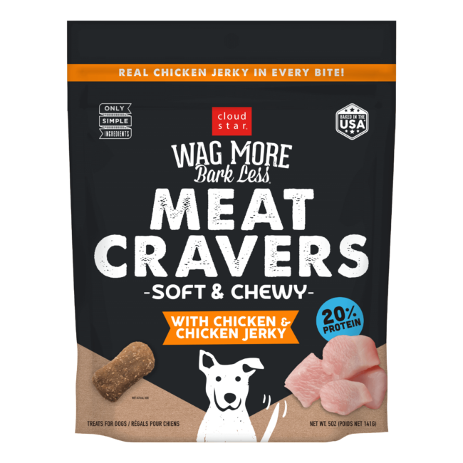 Soft & Chewy Chicken Jerky Dog Treats with Wholesome Grains