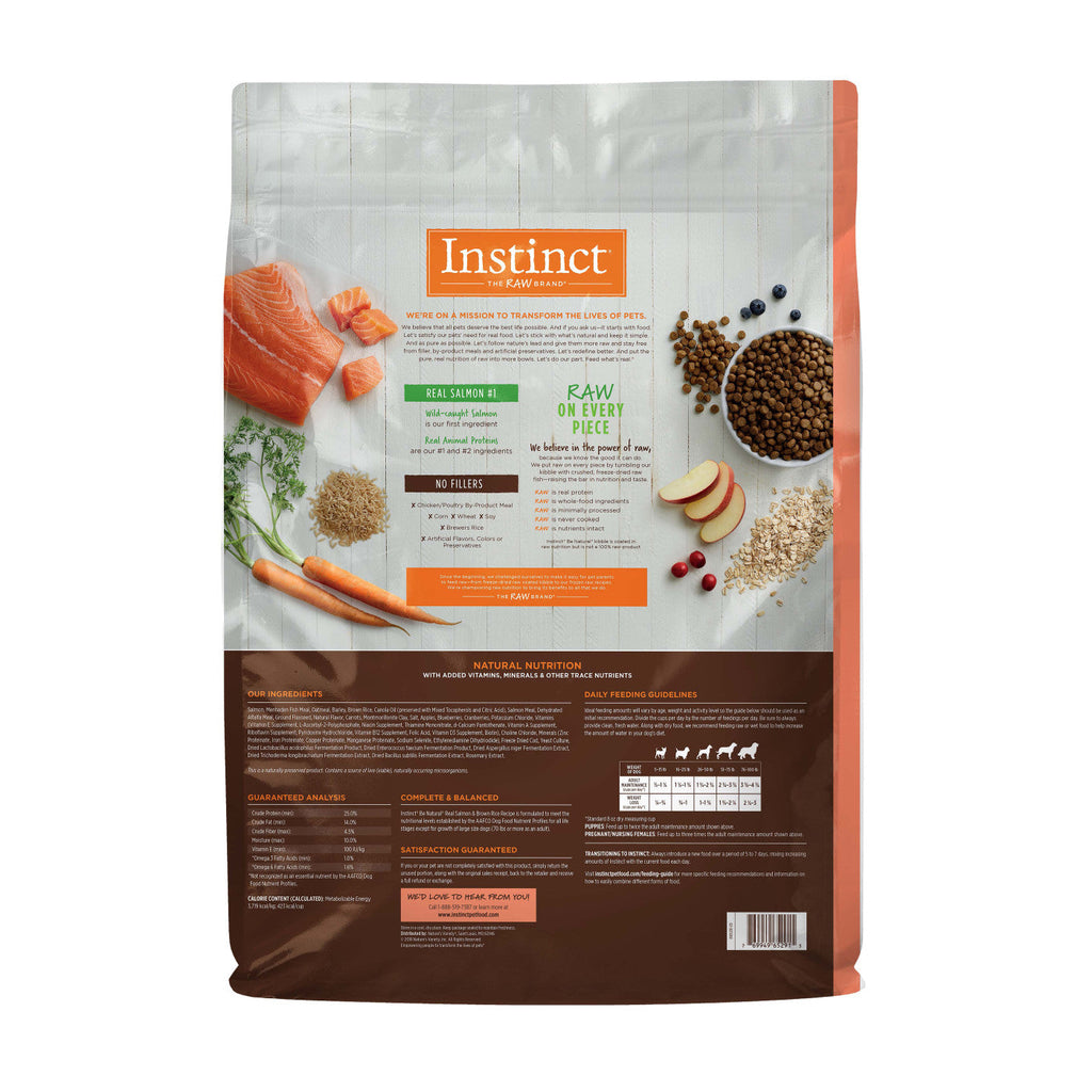 Wild-Caught Salmon & Whole Grains Dog Kibble, Poultry-Free