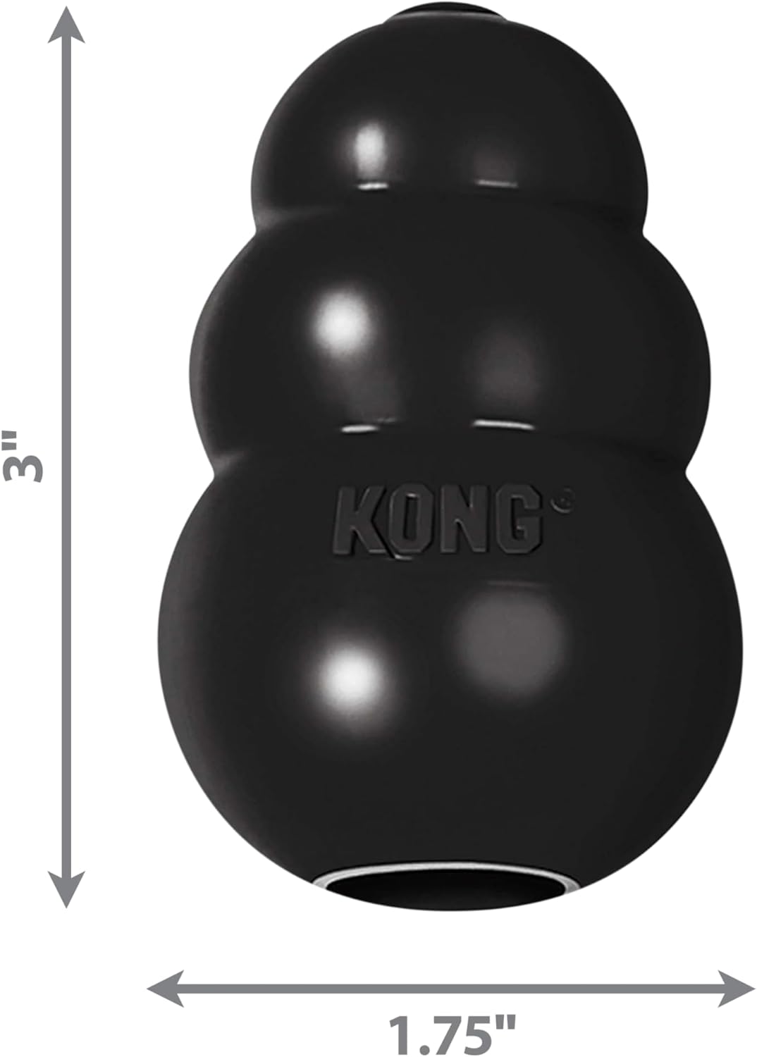 KONG Extreme Dog Toy for Power Chewers, Durable Natural Rubber
