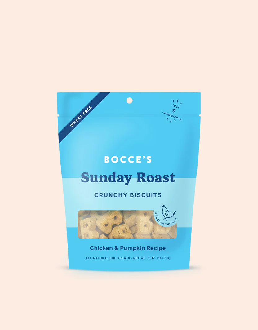 Wheat-Free Oven-Baked Dog Treats with Chicken & Pumpkin, 5 oz