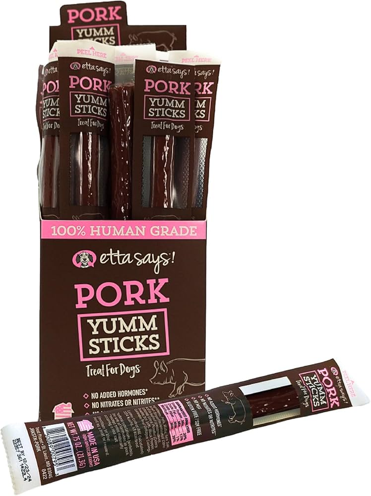 Etta Says! Pork Yumm Sticks Dog Treats