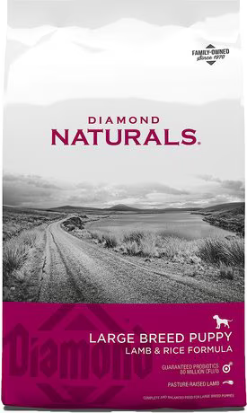 Large Breed Puppy Dry Dog Food with Lamb and Whole Grains