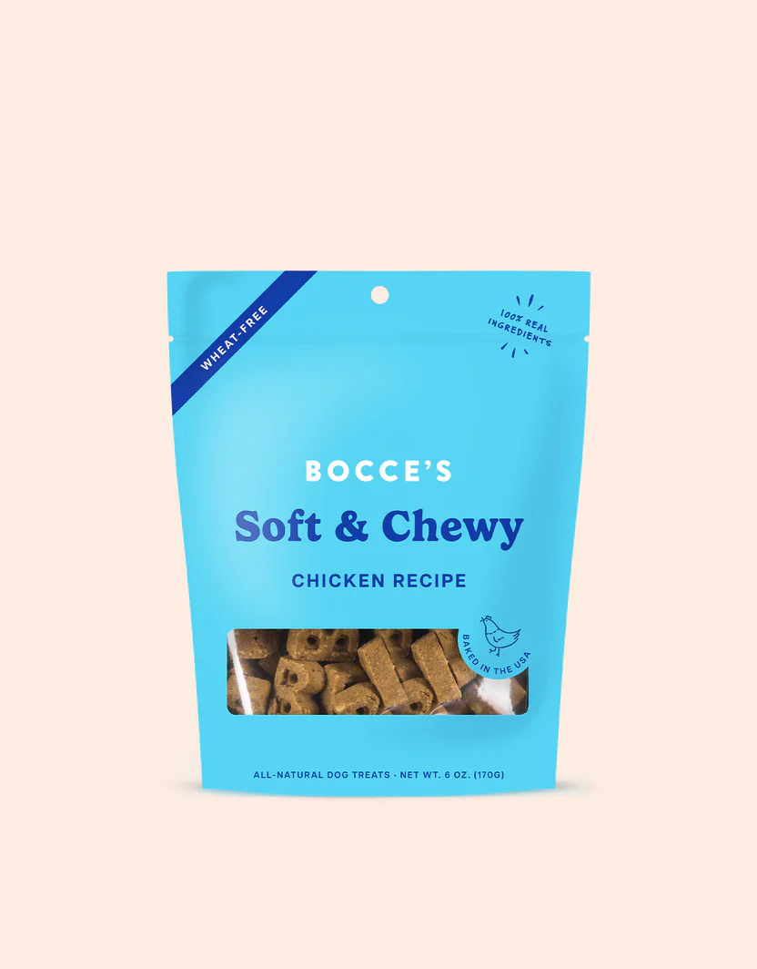 Wheat-Free Baked Dog Treats with Chicken, Pumpkin & Flaxseed, 6 oz