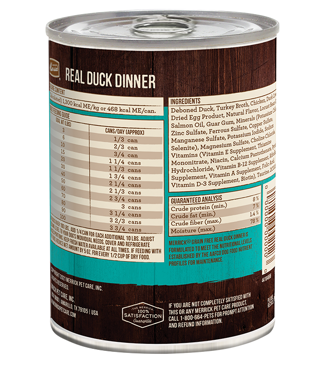 High-Protein Duck Pâté Wet Dog Food