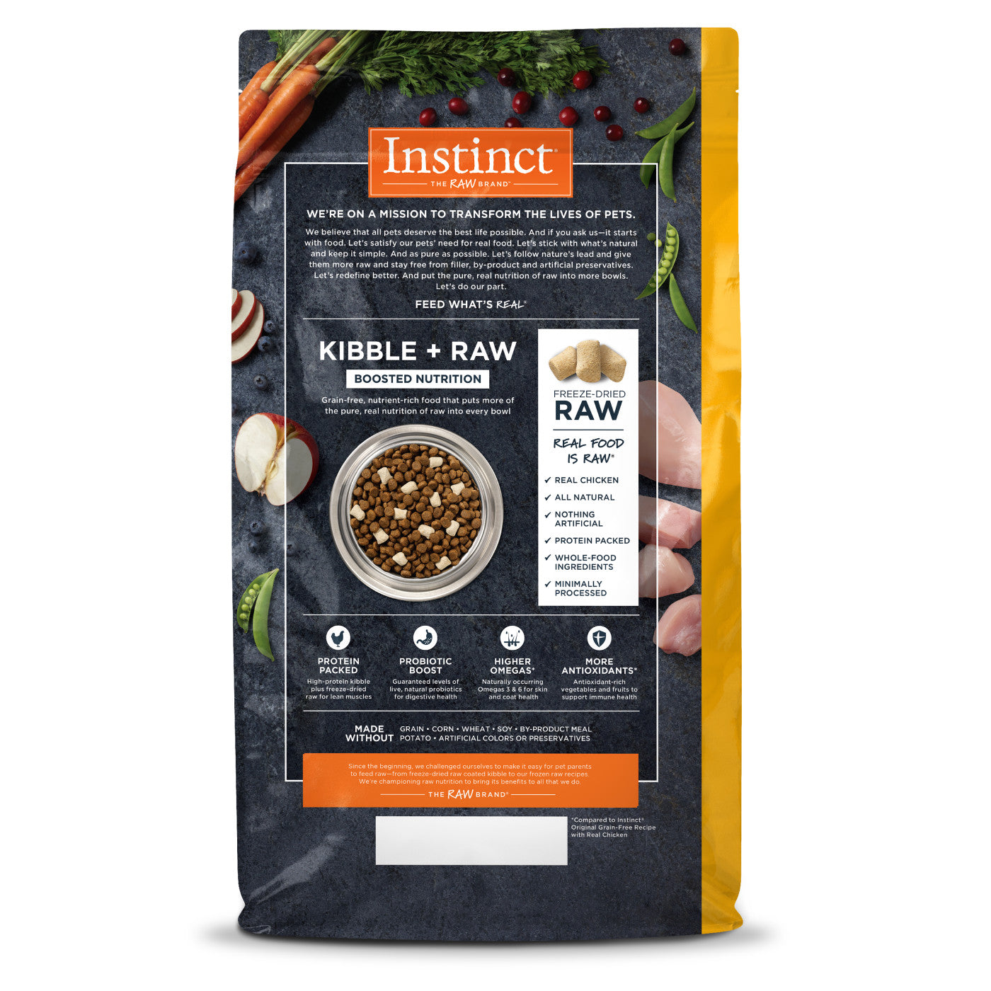 Grain-Free High-Protein Dog Food with Cage-Free Chicken & Raw Bites