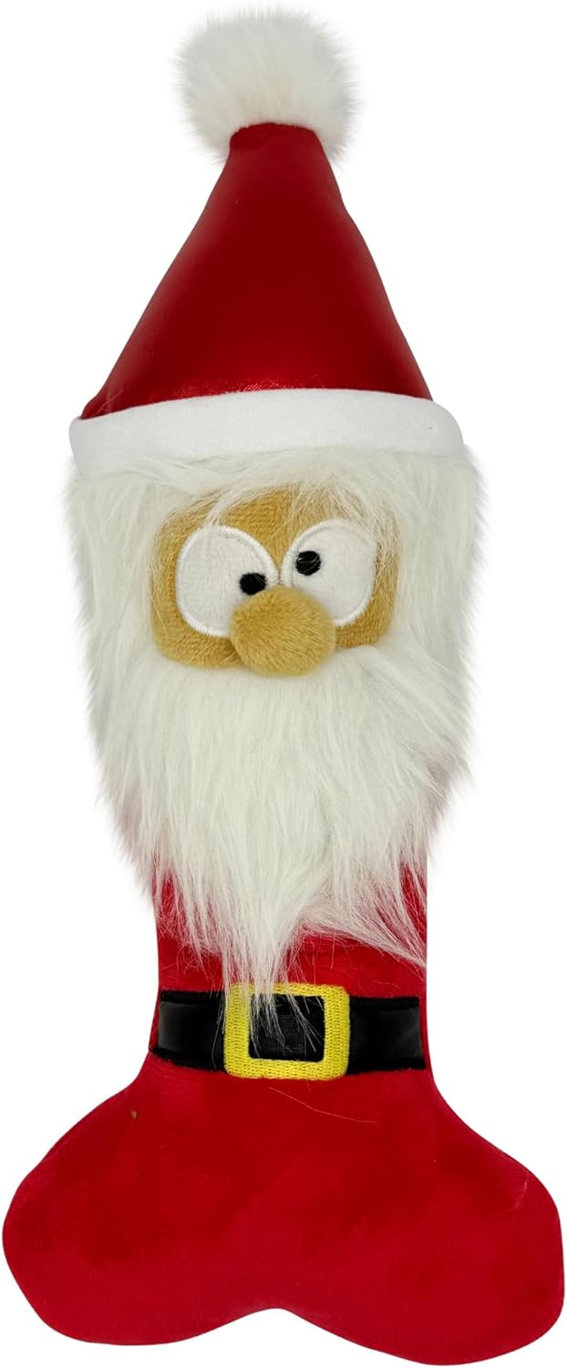 Plush Dog Toy with Squeaker, Soft and Durable, Two Sizes