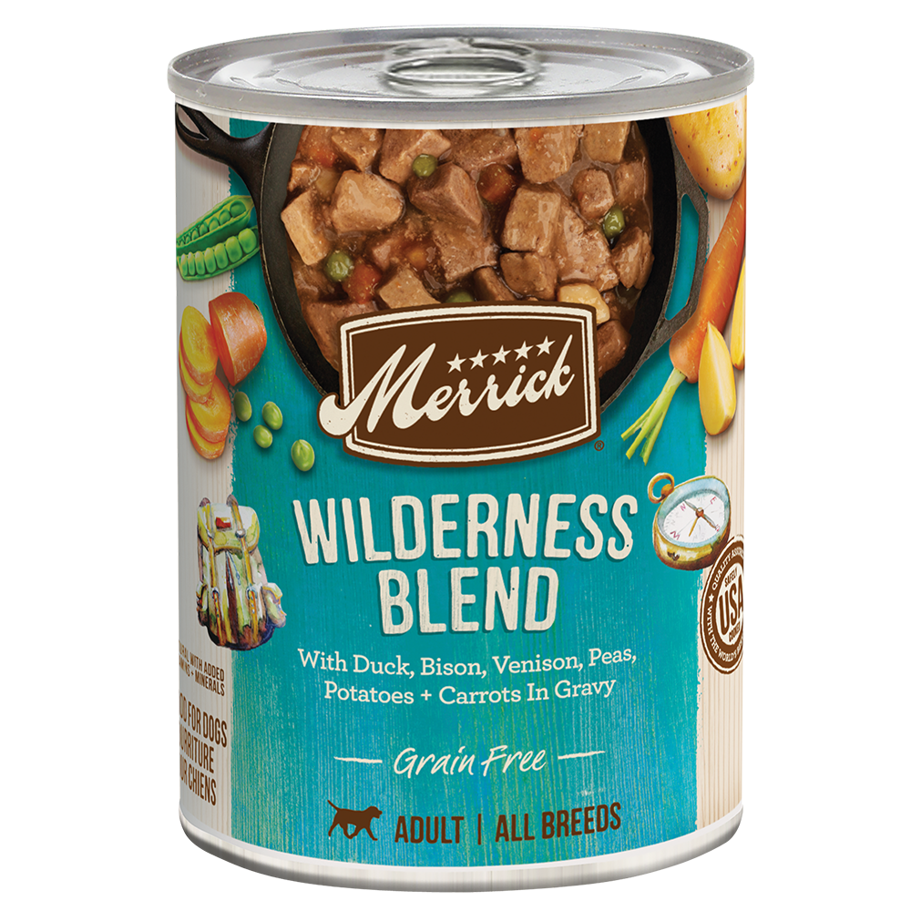 High-Protein Grain-Free Duck & Venison Canned Dog Food