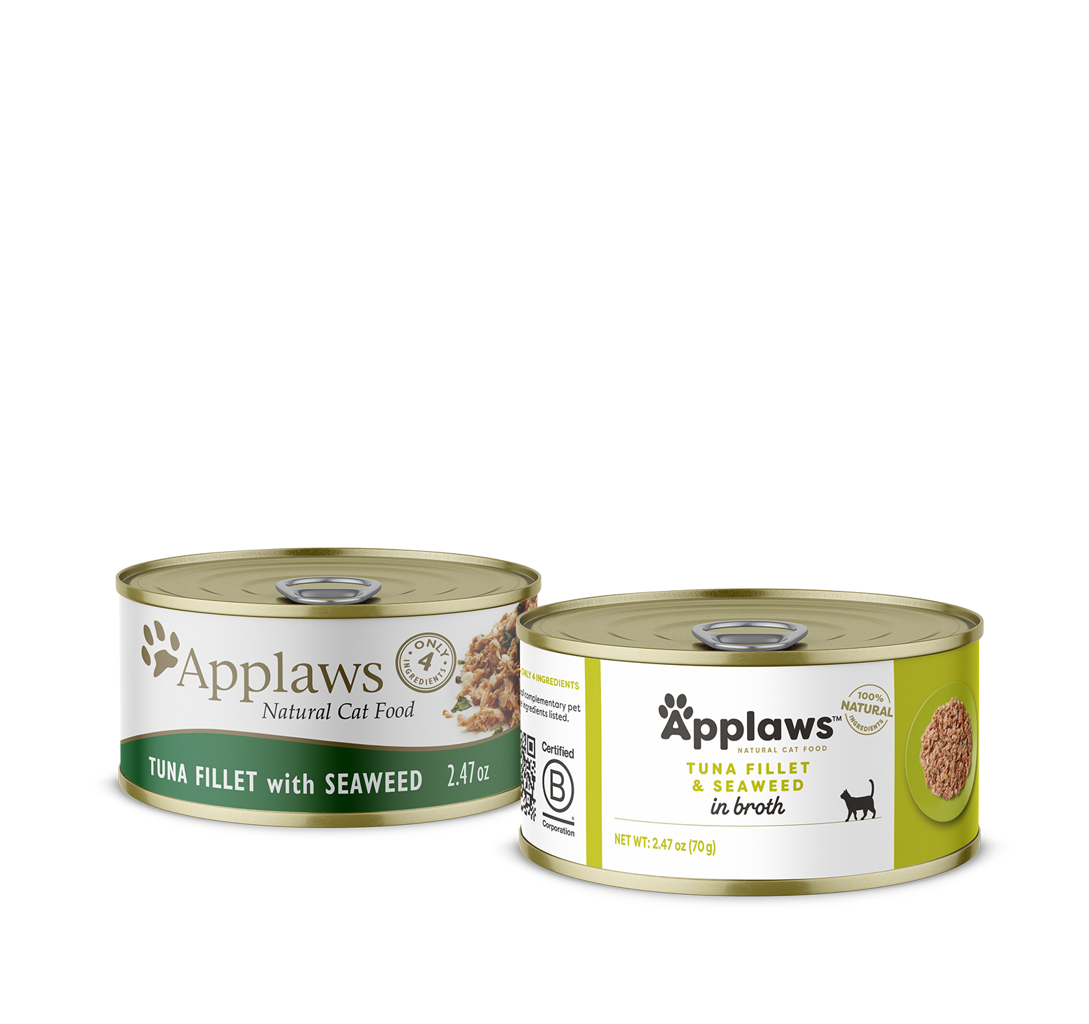 Applaws Adult Tuna and Seaweed Wet Cat Food (2.47oz)
