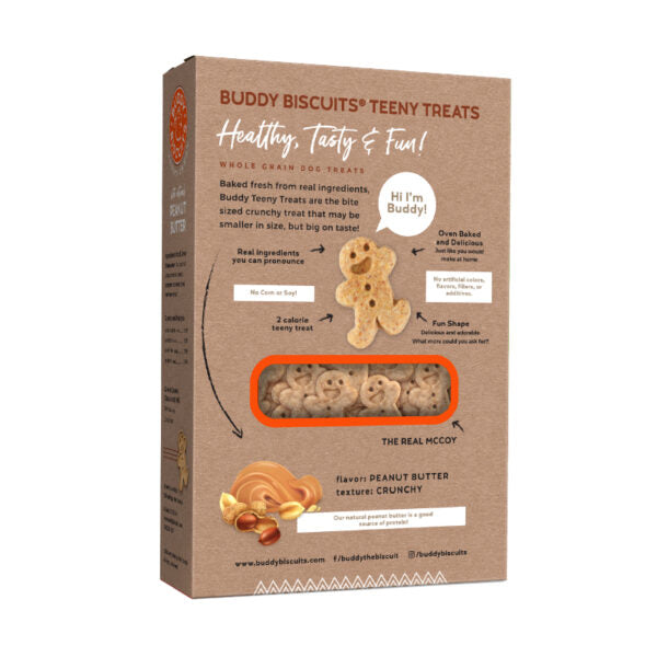 Small Dog Treats with Whole Wheat Flour & Peanut Butter