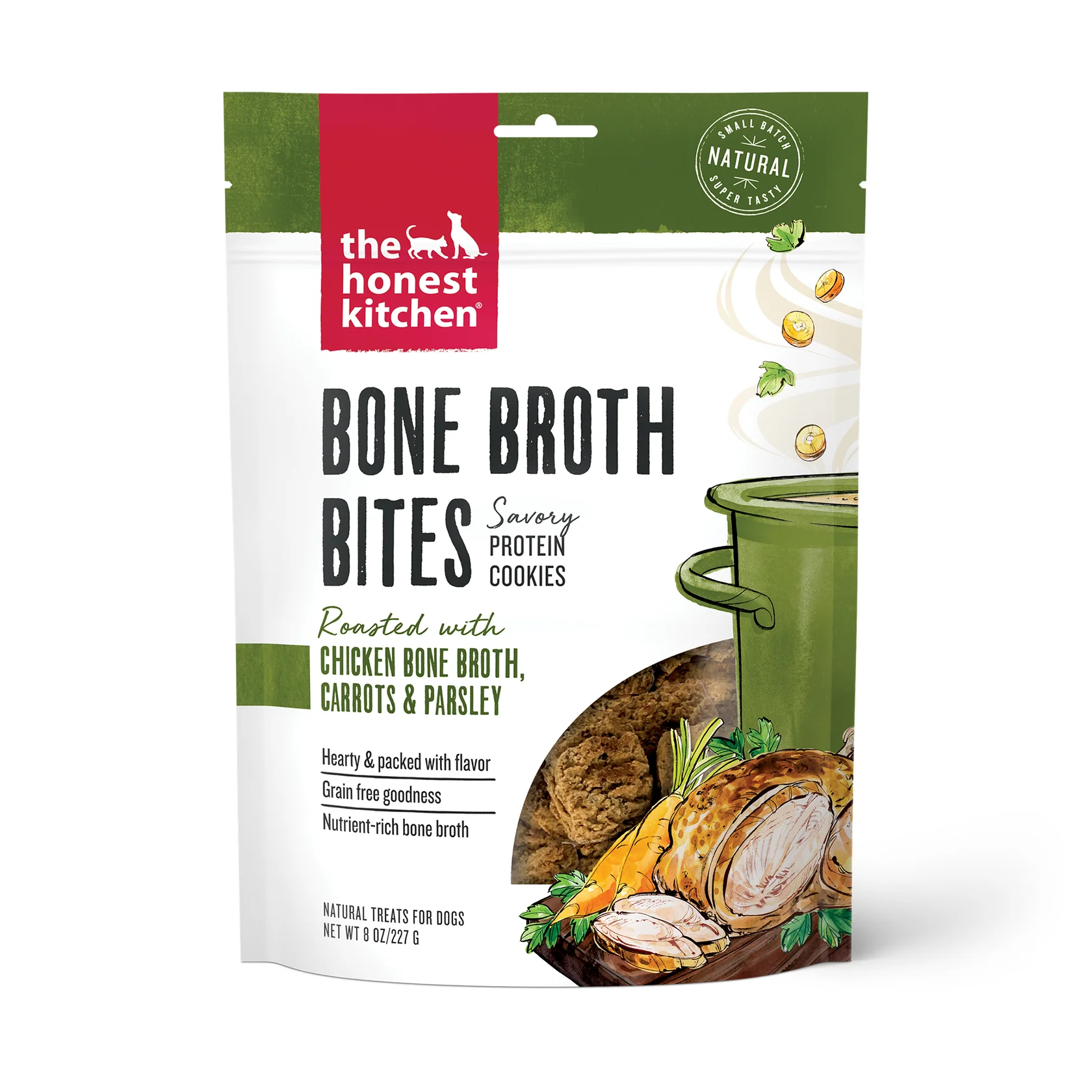 Bone Broth Bites Dog Treats with Pumpkin and Carrots
