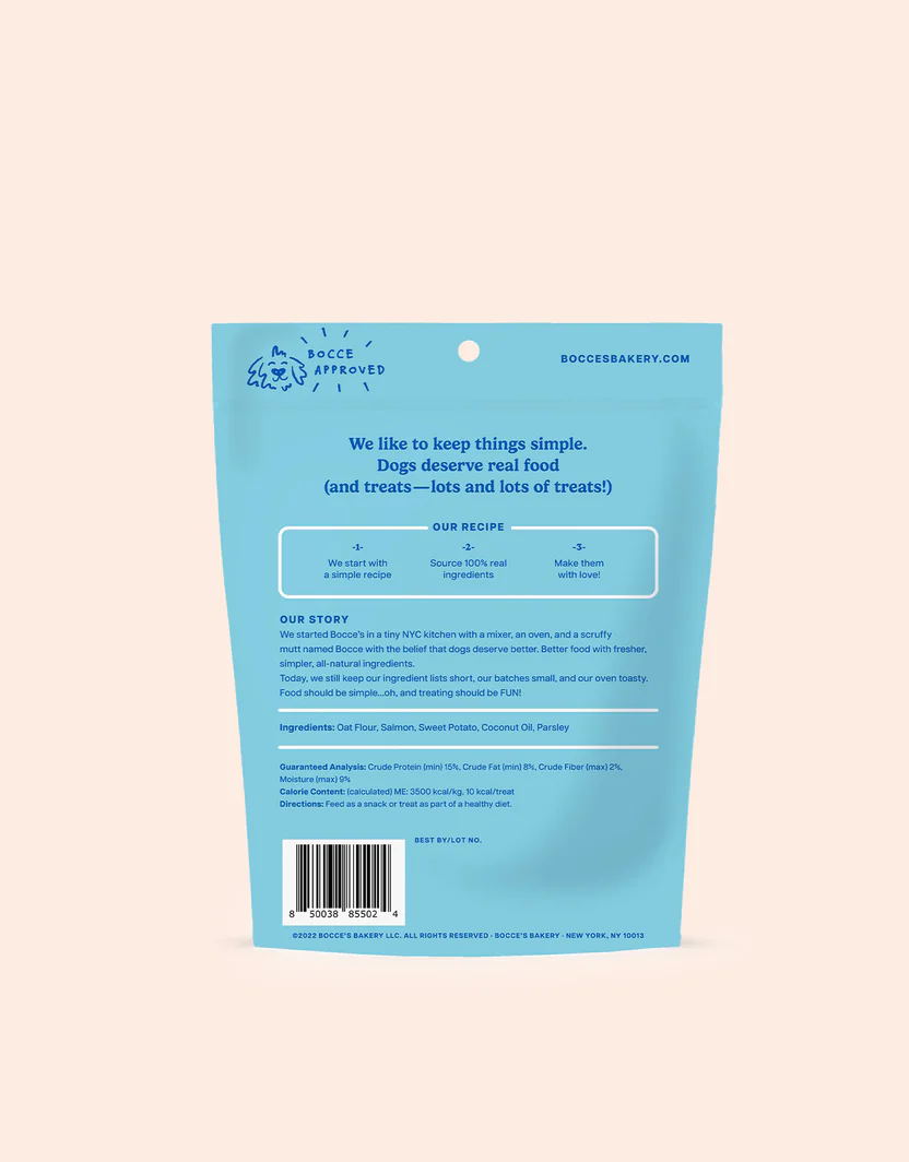 Wheat-Free Salmon & Sweet Potato Dog Treats, 5 oz