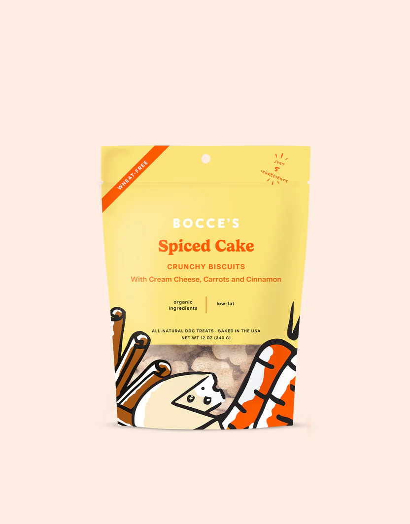 Organic Baked Dog Treats with Carrot, Banana & Cream Cheese, 12 oz