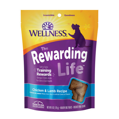 Soft Chewy Dog Treats with Chicken, Lamb, Fruits & Vegetables