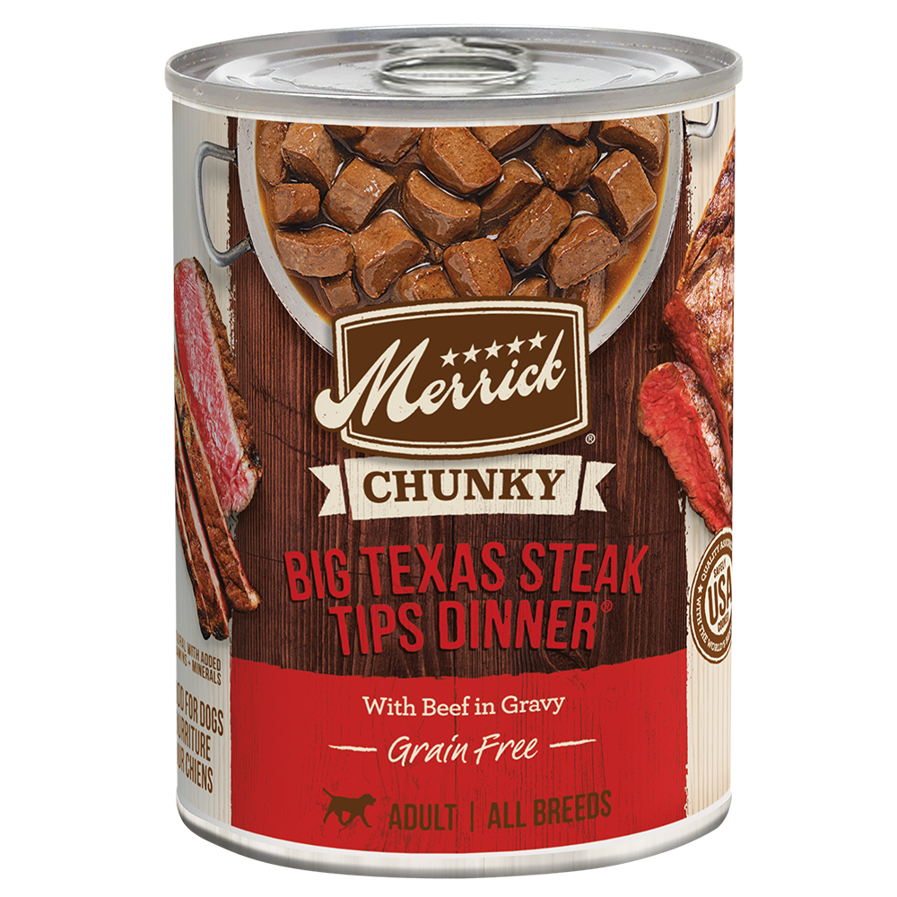 Grain-Free Beef Wet Dog Food in Savory Gravy