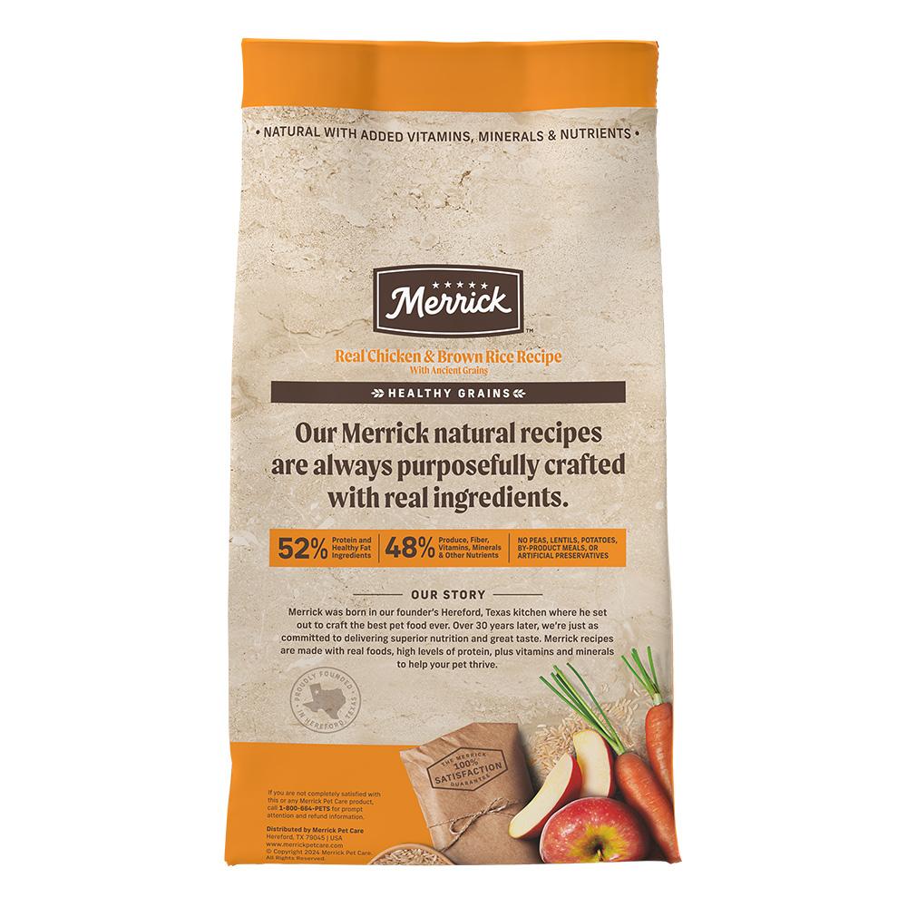 Deboned Chicken & Whole Grain Adult Dog Food with Apples and Carrots