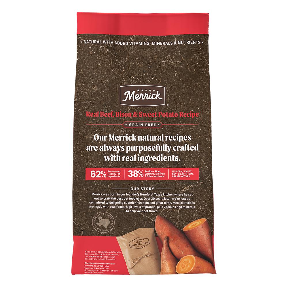 Grain-Free Deboned Beef Recipe Dry Dog Food for Adult Dogs