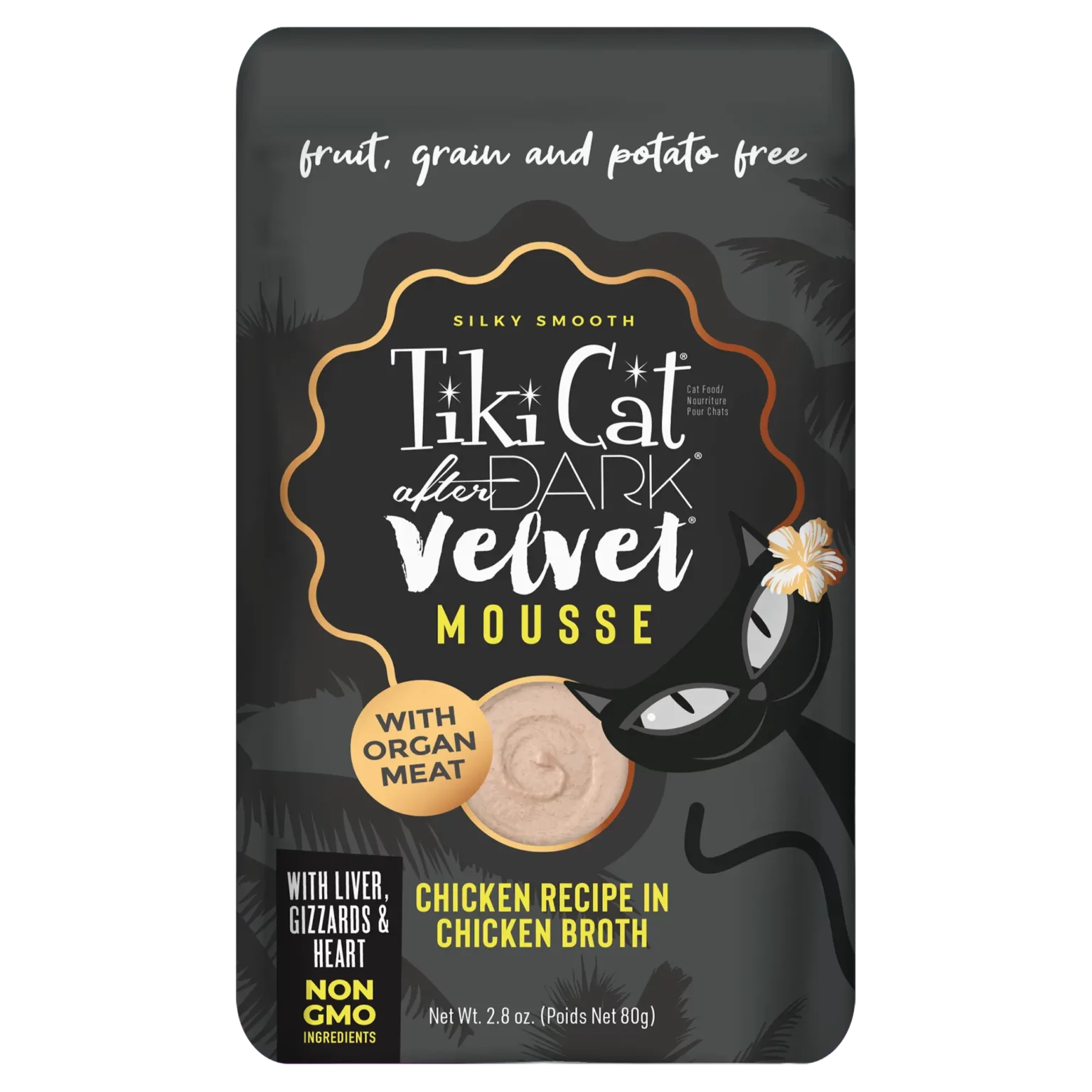 Chicken & Organ Meats Smooth Cat Food in Broth