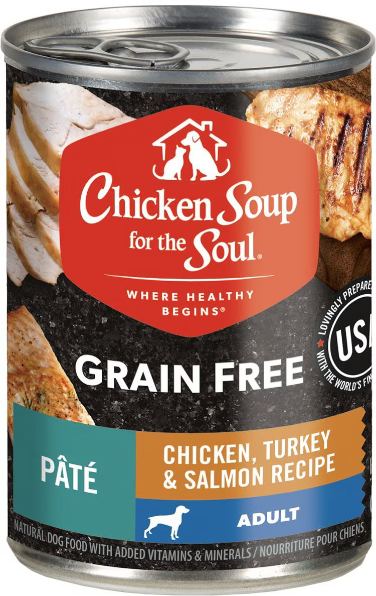Grain-Free Chicken, Turkey & Salmon Pâté for Adult Dogs
