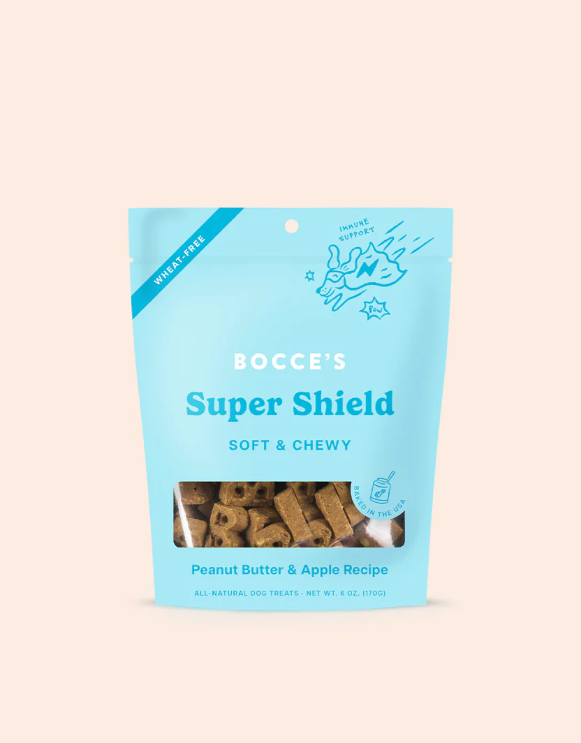 Wheat-Free Baked Dog Treats with Peanut Butter & Apples, 6 oz