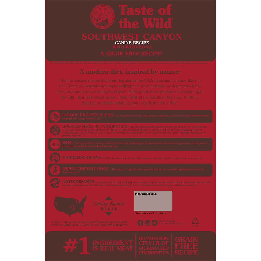 High-Protein Dog Food with Beef, Lamb, Eggs & Wild Boar