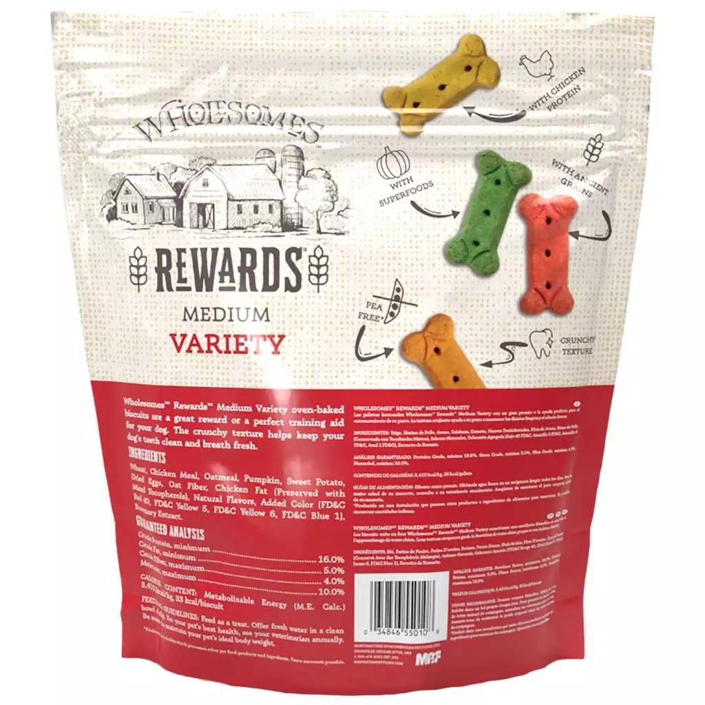 Rewards Variety Oven-Baked Dog Biscuits with Chicken and Ancient Grains