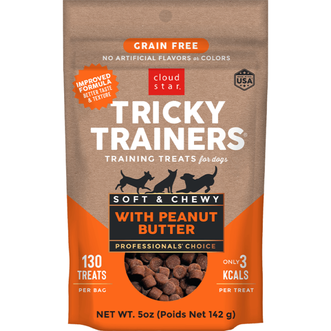 Peanut Butter Soft Training Dog Treats, Grain-Free, 3 Calorie