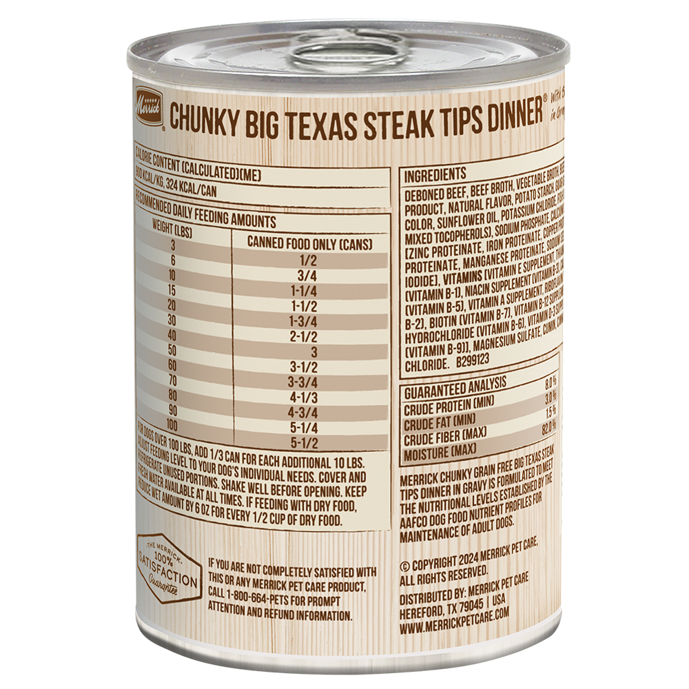 Grain-Free Beef Wet Dog Food in Savory Gravy