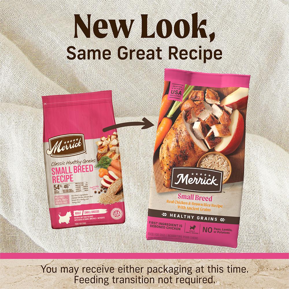 Small Breed Adult Dog Food with Deboned Chicken & Whole Grains