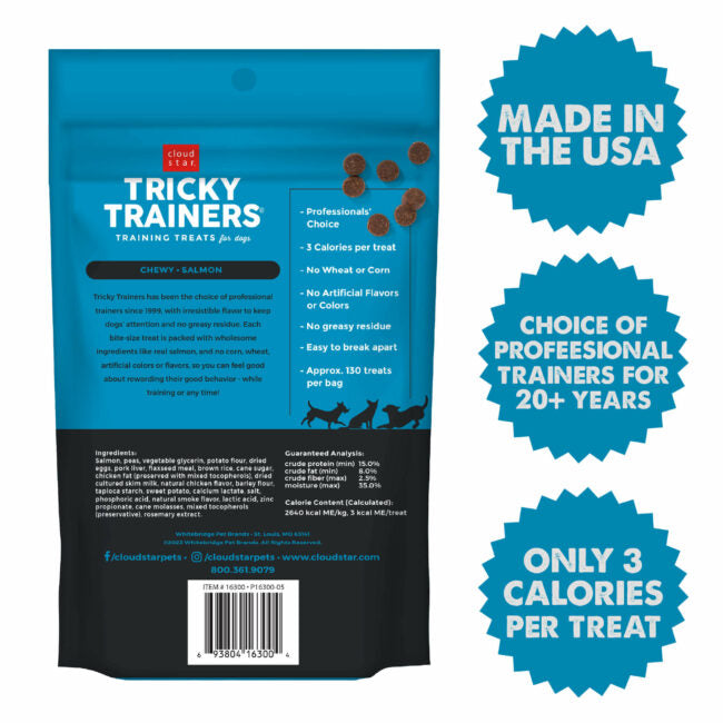 Salmon & Sweet Potato Soft Dog Training Treats, Low Calorie