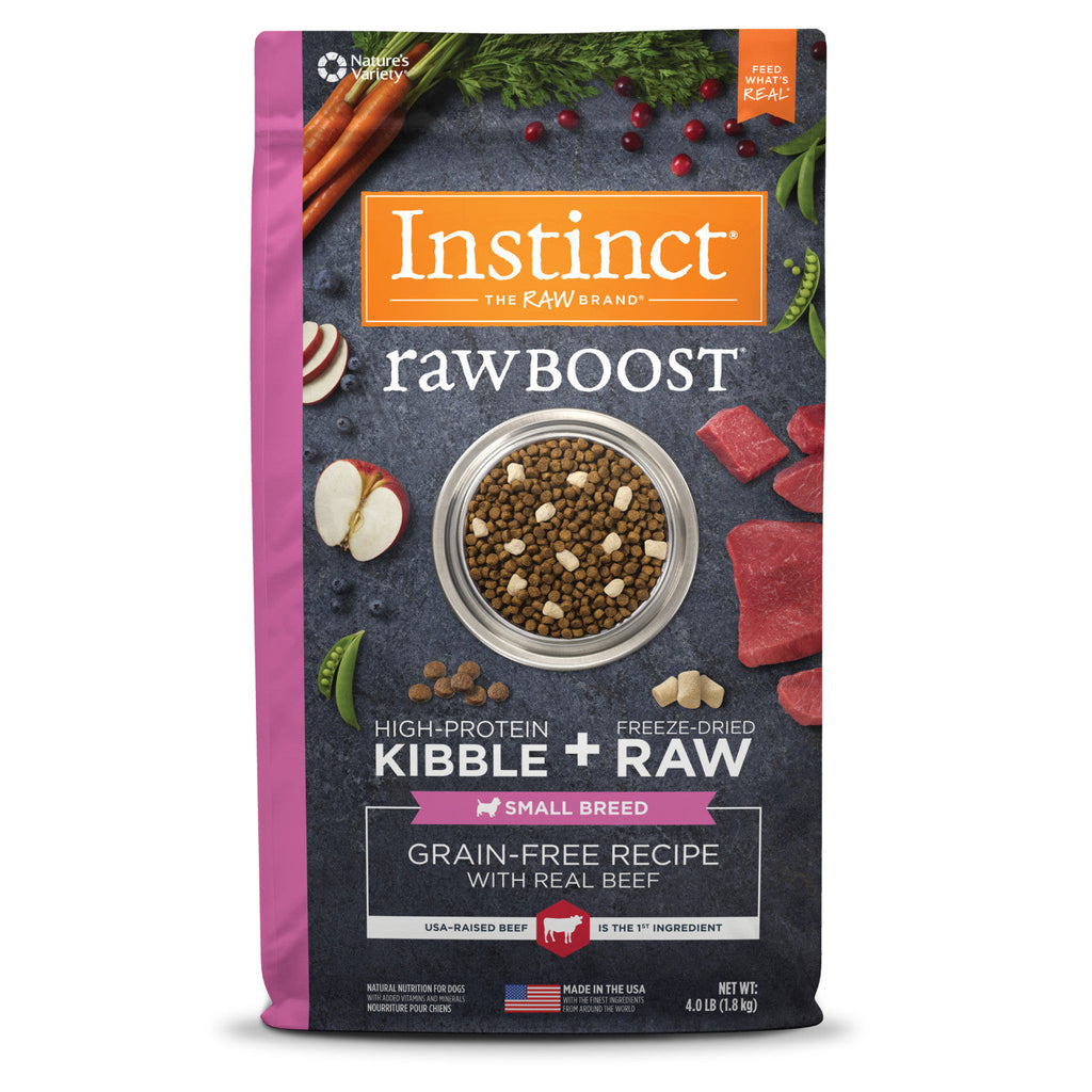 Grain-Free Small Breed Dog Food with Freeze-Dried Raw Beef